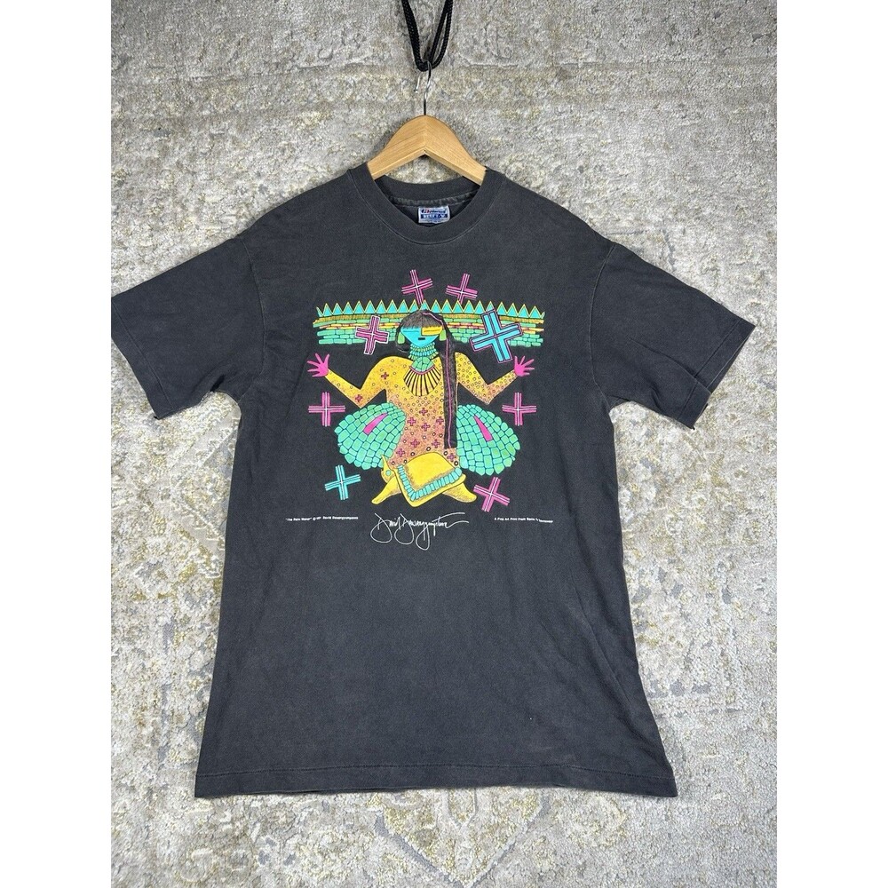 VTG 1991 David Dawangyumptewa The Rain Maker T Shirt Single Stitch Hanes Beefy M